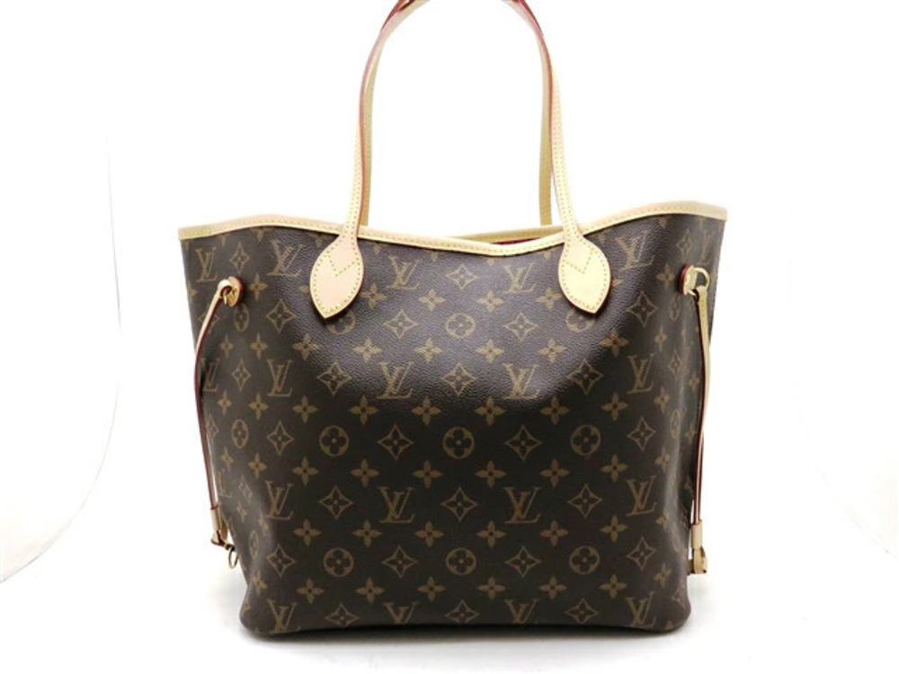 LOUIS VUITTON Neverfull Monogram Pivoine Tote Bag